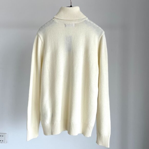 Polo by Ralph Lauren Cashmere bear knitted turtleneck sweater - Picture 2 of 8